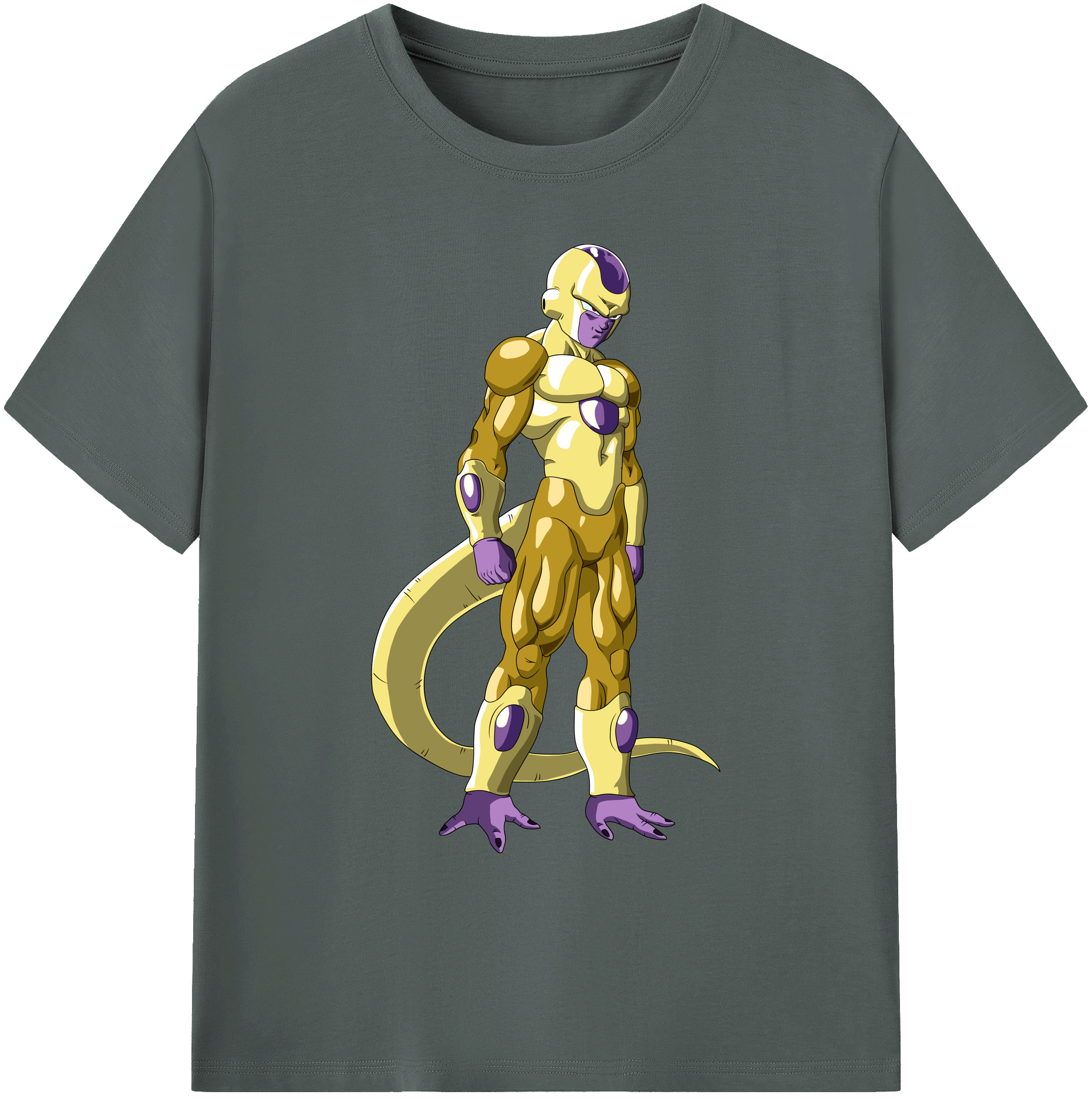 （画像用） ドラゴンボール フリーザ DRAGON BALL Frieza 綿100％ メンズ半袖Tシャツ｜肌触りやわらか＆通気性
